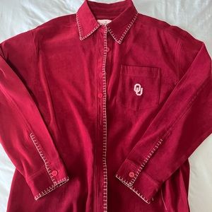 university of oklahoma 70s western style button down